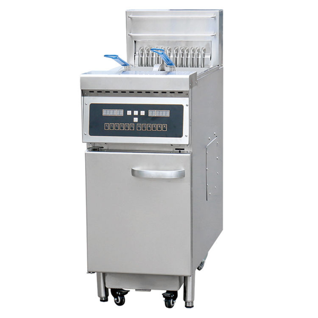E-DZE-400GF Electric Digital Fryer 18kW Two Baskets Commercial Use