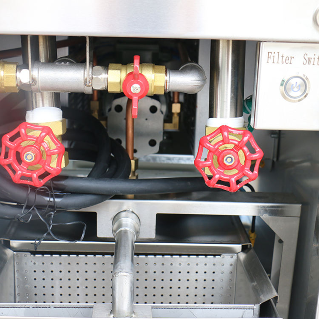 E-DZE-400GF Electric Digital Fryer 18kW Two Baskets Commercial Use