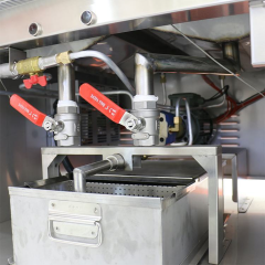 Commercial Electric Fryer E-DZ-800GF-4 with Filtration System 68L Oil