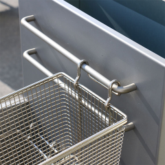 FGF400 Four Tube Gas Fryer 20L Stainless Steel High Efficiency