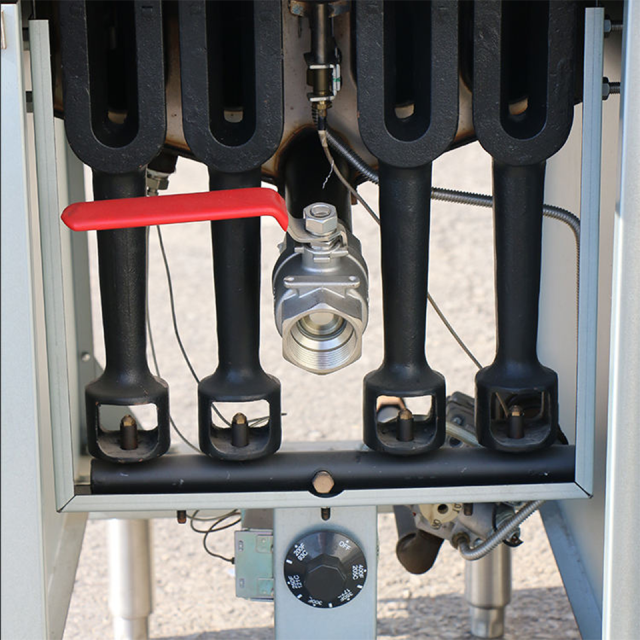 FGF400 Four Tube Gas Fryer 20L Stainless Steel High Efficiency