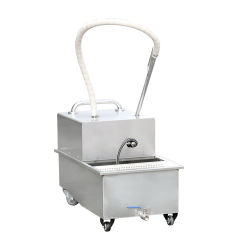 E-LYC-2 Stainless Steel Fryer Oil Filter Cart OEM Support Available