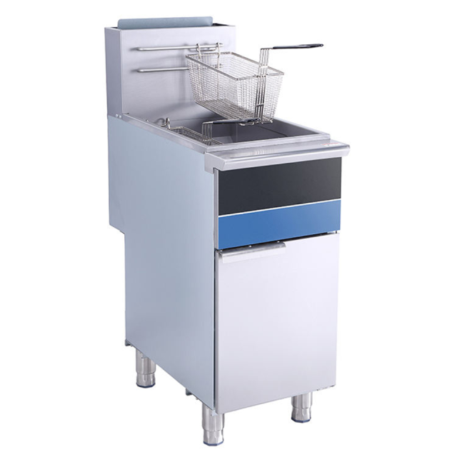 Professional Gas Fryer KB-F4 20L Dual Basket For Restaurants and Catering