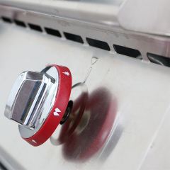 E-RQH-900S Adjustable Lava Rock Grill Commercial Gas Charboiler Stainless Steel