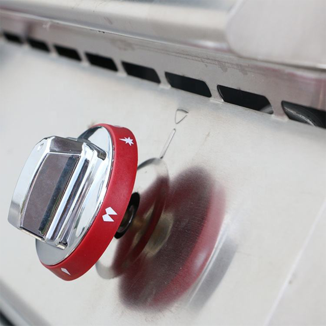 E-RQH-900S Adjustable Lava Rock Grill Commercial Gas Charboiler Stainless Steel