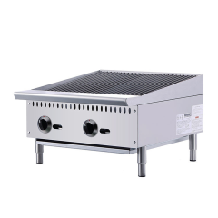 E-RQH-24 Heavy Duty Gas Grill 24 Inch Commercial Stainless Steel Portable