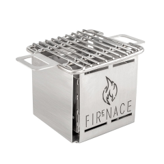 X-8 Lava Rock Grill Gas Countertop Adjustable 300-400°C Stainless Steel