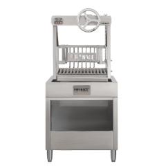 X-8 Lava Rock Grill Gas Countertop Adjustable 300-400°C Stainless Steel