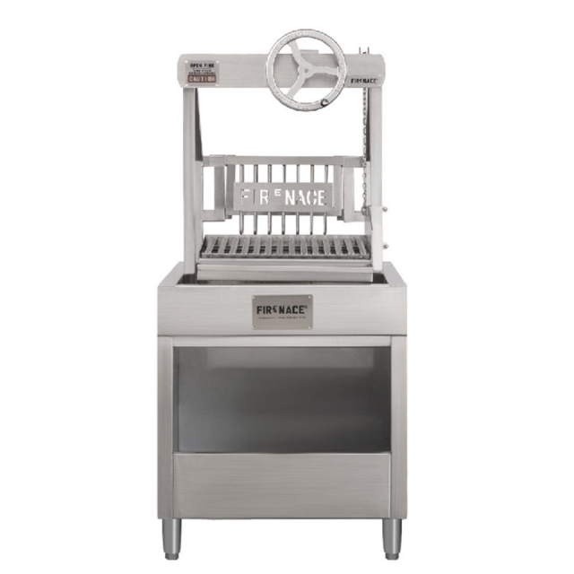 X-8 Lava Rock Grill Gas Countertop Adjustable 300-400°C Stainless Steel