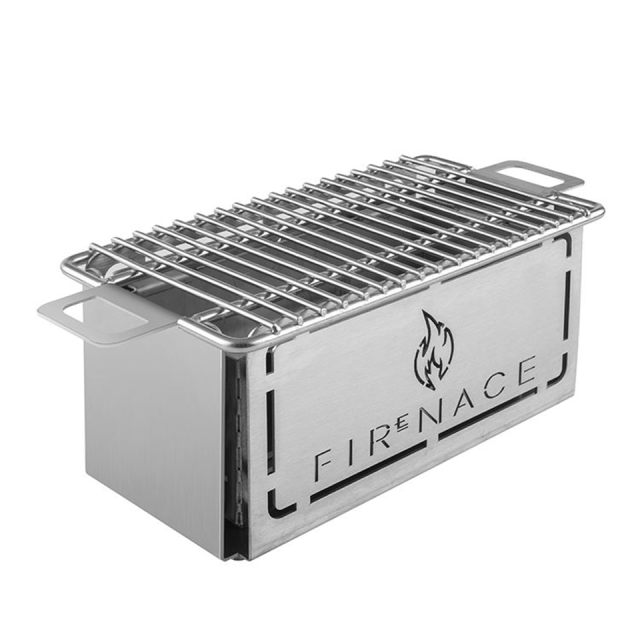 FH300 Portable Charcoal Grill Stainless Steel Outdoor Food Truck and Patio Use