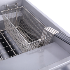 Professional Gas Fryer KB-F4 20L Dual Basket For Restaurants and Catering