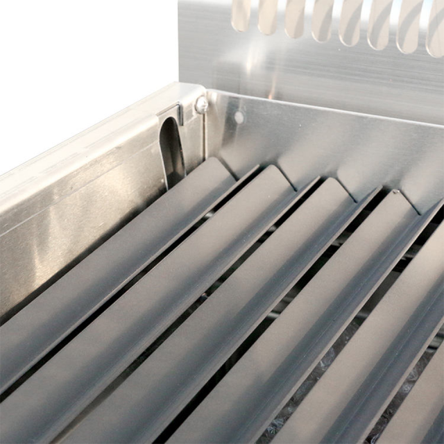 E-RQH-700X Electric Lava Rock Grill Commercial Stainless Steel