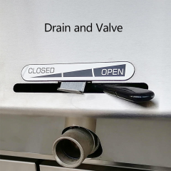 E-RQM-600X Commercial Gas Noodle Cooker Stainless Steel 600mm