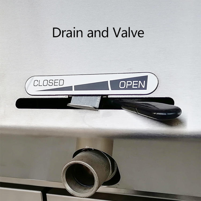 E-RQM-600X Commercial Gas Noodle Cooker Stainless Steel 600mm