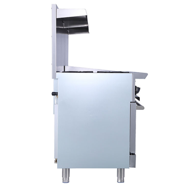 Professional Gas Range FR-24 4 Burner With Built-In Oven For Restaurants