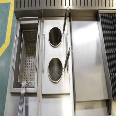 MZHL-72 Multi-Station Gas Cooking System High Volume Commercial Kitchens