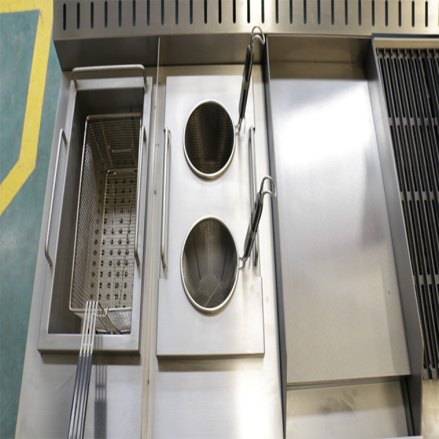 MZHL-72 Multi-Station Gas Cooking System High Volume Commercial Kitchens