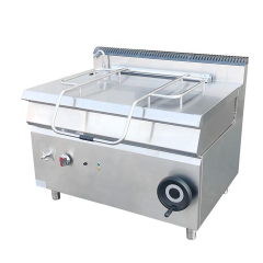 XKE-DCG-900 Commercial Tilting Gas Braising Pan 15kW Stainless Steel
