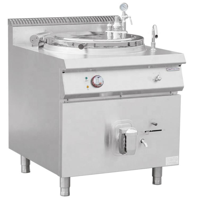 Professional Gas Boiling Pot 120L High Volume Soup and Stock Cooking