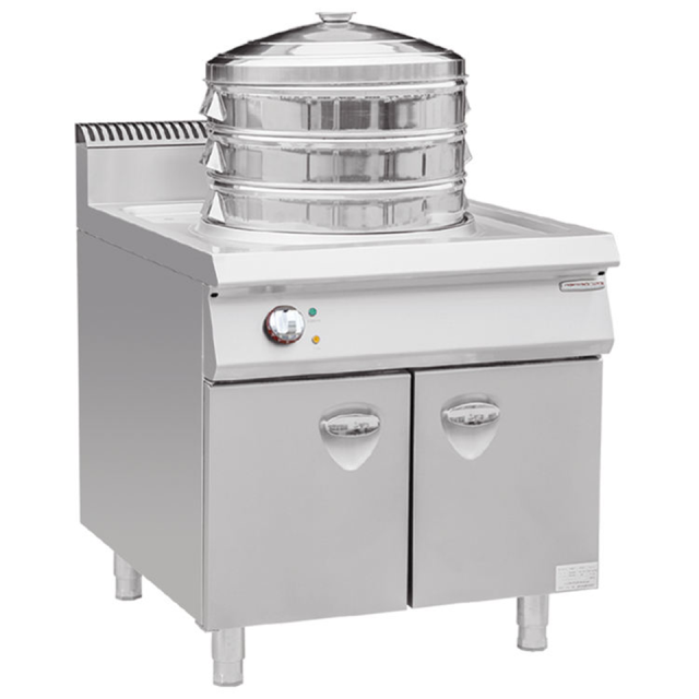 XKE-DZL-900 Commercial Steam Cooker 9kW Stainless Steel For Restaurant Use