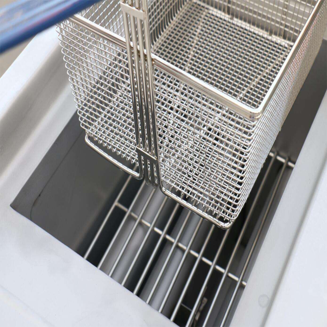 XKE-DZ-900 Dual Basket Electric Deep Fryer 24kW Commercial Kitchen Use