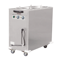 Commercial Mobile Food Warmer DND-2 Stainless Steel Dual Heating