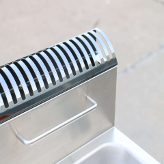 Dual Tank Electric Deep Fryer 24kW Stainless Steel Commercial Kitchen Use