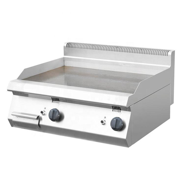 E-RQP-700X Tabletop Gas Grill Compact Stainless Steel for Restaurants