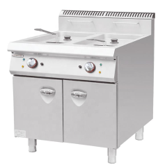 Dual Tank Electric Deep Fryer 24kW Stainless Steel Commercial Kitchen Use