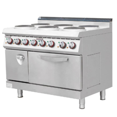 E-DSJ-700-6T 6 Zone Induction Cooktop Stainless Steel CE Certified for Kitchens