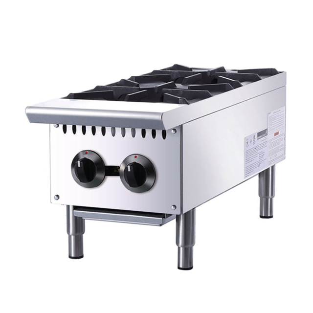 E-RQB Tabletop Gas Range Stainless Steel 2 4 6 Burners Electronic Ignition