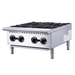 E-RQB Tabletop Gas Range Stainless Steel 2 4 6 Burners Electronic Ignition