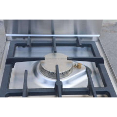 Commercial Gas Range E-RQB-700X and E-RQB-1200X with Safety Flame Protection