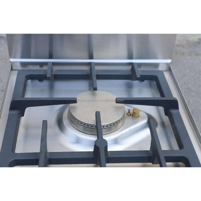 Commercial Gas Range E-RQB-700X and E-RQB-1200X with Safety Flame Protection