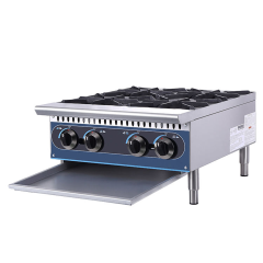 KB-HP36-M 6 Burner Gas Range 44kW Stainless Steel with Electronic Ignition