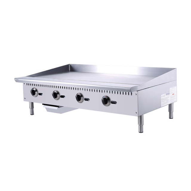 48 Inch Commercial Gas Griddle E-RQP-48A Thick Plate for Catering Use