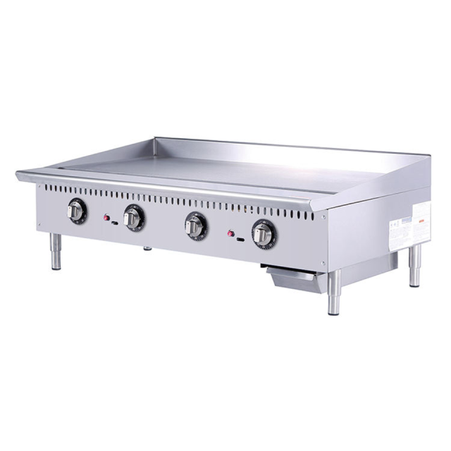 48 Inch Commercial Gas Griddle E-RQP-48A Thick Plate for Catering Use