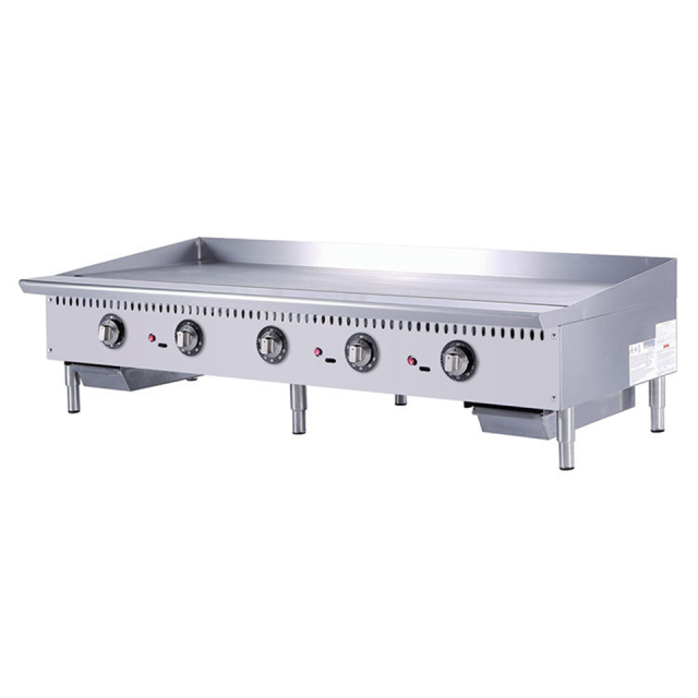 60" Gas Griddle E-RQP-60 / E-RQP-60A Thick-Plate Commercial Grill