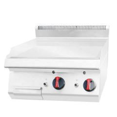 E-RQP-600X 8.5 kW Gas Griddle Compact Stainless Steel for Food Trucks