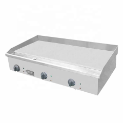 Commercial 12" Gas Griddle E-RQP-12 with Thermostat for Small Restaurants