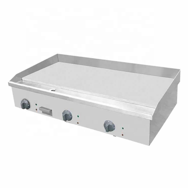 Commercial 12" Gas Griddle E-RQP-12 with Thermostat for Small Restaurants