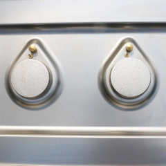 Commercial Gas Grill HKE-RQP-400 2/3 Flat 1/3 Grooved with Cabinet