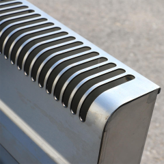 Commercial Gas Grill HKE-RQP-400 2/3 Flat 1/3 Grooved with Cabinet