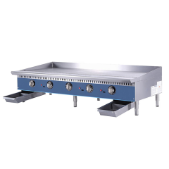 Commercial Gas Countertop Griddle 60 Inch KB-G60 Series for Restaurants and Cafes