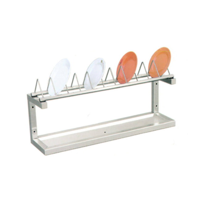 Compact Stainless Steel Kitchen Dish Storage Rack for Restaurants and Hotels