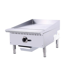 12" Gas Griddle E-RQP-12 Thick-Plate Thermostat Countertop Grill for Restaurants