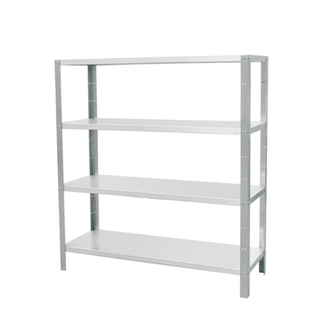 Durable Stainless Steel Solid Sheet Shelving Rack for Restaurants Hotels Bakeries