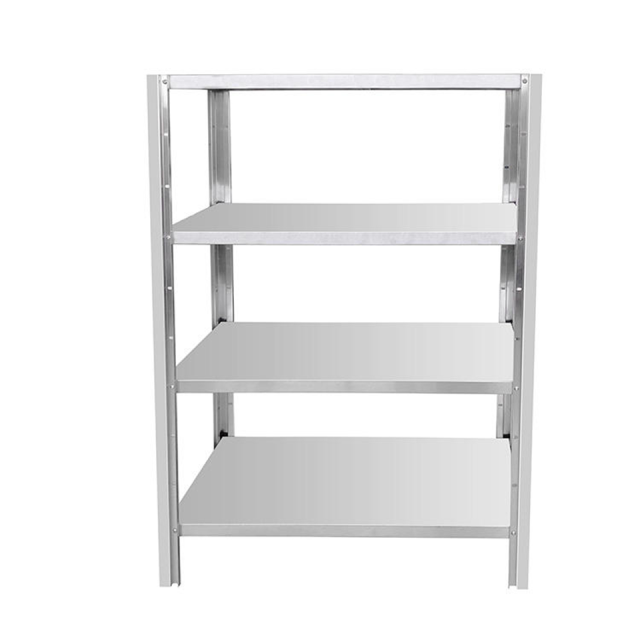 Commercial Stainless Steel Solid Shelf Rack for Food Processing and Restaurants