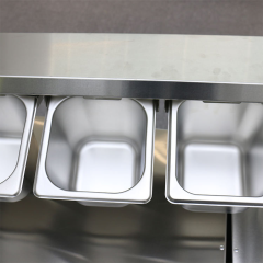 Stainless Steel Wall-Mounted GN Pan Holder Solid Shelf for Commercial Kitchens