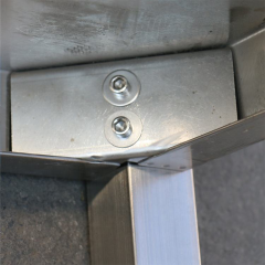 Stainless Steel Double-Tier Work Table Heavy-Duty for Restaurants and Catering